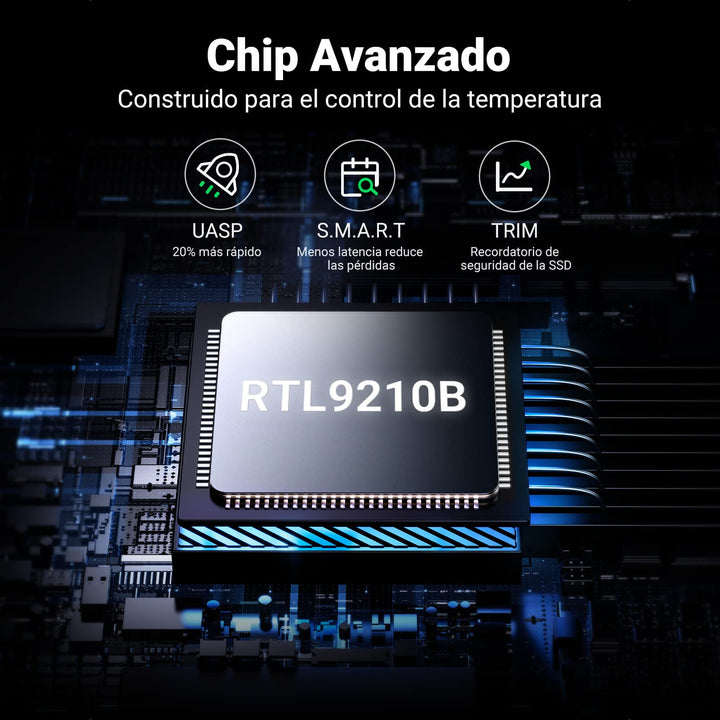 UGREEN 10Gbps M.2 NVMe SATA PCIe SSD Carcasa