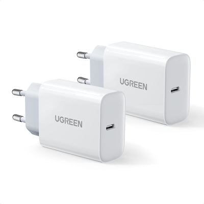 UGREEN Cargador USB C de 20W - Paquete de 2