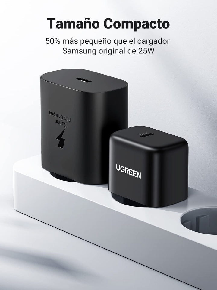 UGREEN 25W Cargador USB C Soporta Galaxy Fast Charging