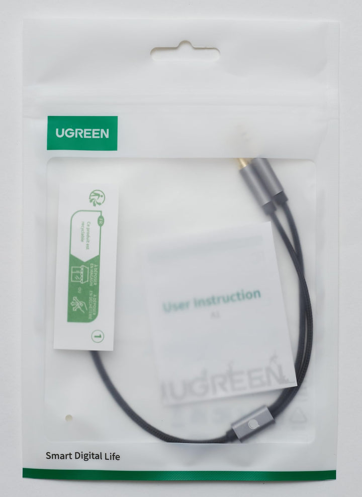 UGREEN Adaptador Jack Micro y Auriculares Separador de Audio y Micrófono