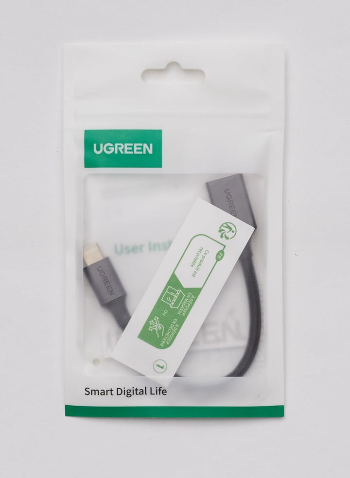 UGREEN Adaptador USB Tipo C a USB 3.0 Cable OTG de Aluminio Nylon