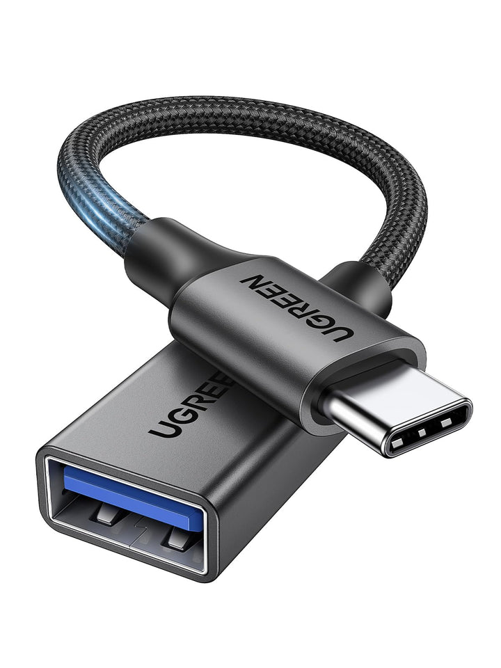 UGREEN Adaptador USB Tipo C a USB 3.0 Cable OTG de Aluminio Nylon