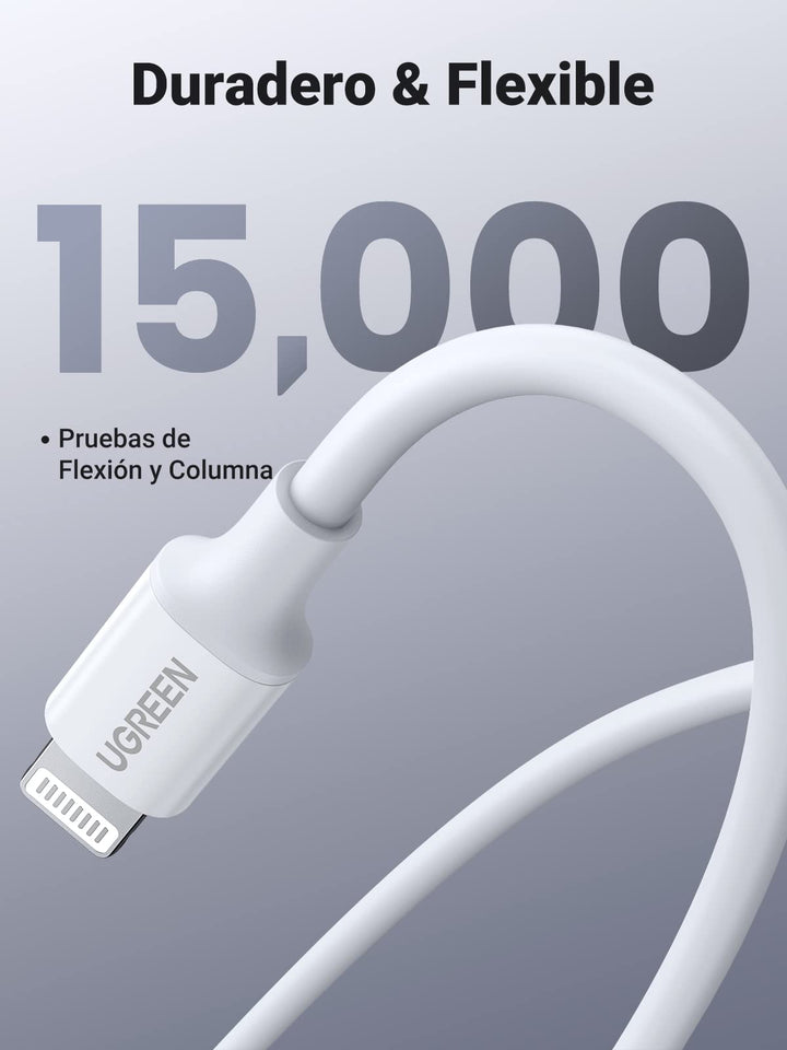 UGREEN Cable Cargador iPhone, Cable USB C a Lightning