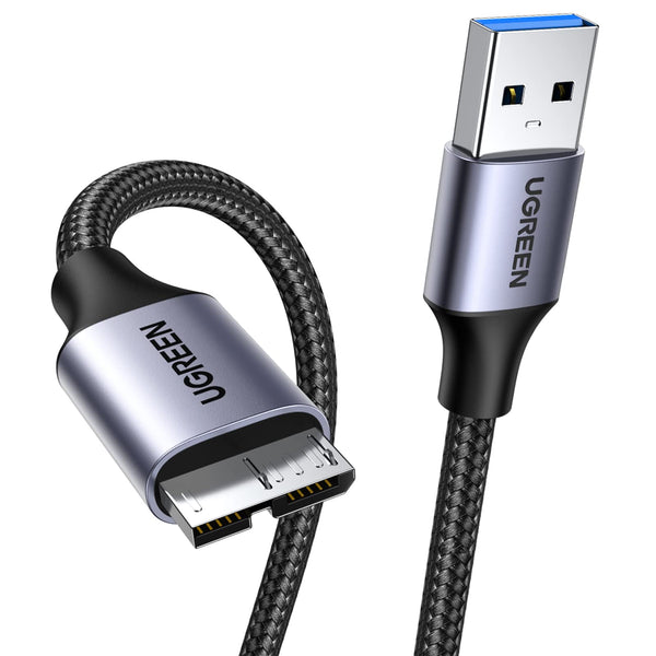 UGREEN Cable Micro B para Disco Duro Externo, Cable USB 3.0 Tipo A a Micro B