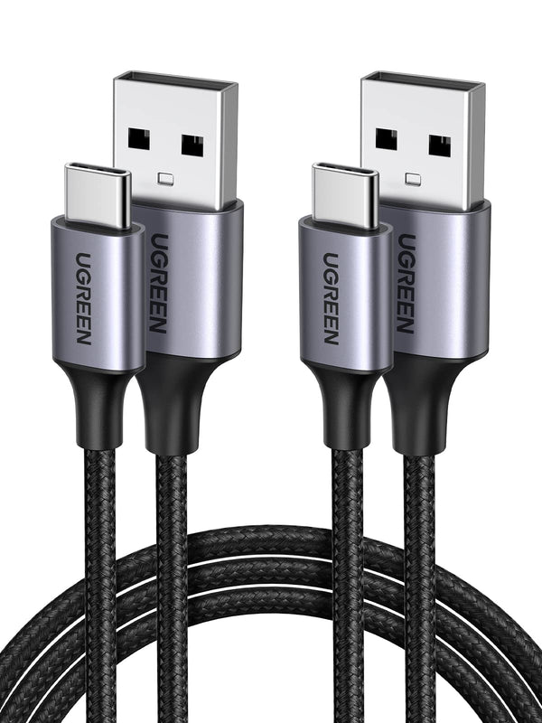 UGREEN Cable USB C USB A 2Pack Carga Rápida 3A QC 3.0, Cable Tipo C