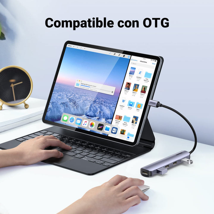 UGREEN Hub USB C HDMI 4K 5 En 1 Adaptador USB C a 4K HDMI USB 3.0 5Gbps