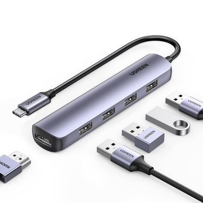 UGREEN Hub USB C 5 en 1 con 5 Gbps