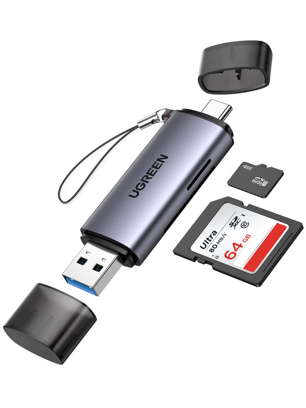 UGREEN Lector Tarjetas USB C USB 3.0 2 en 1  de Memoria