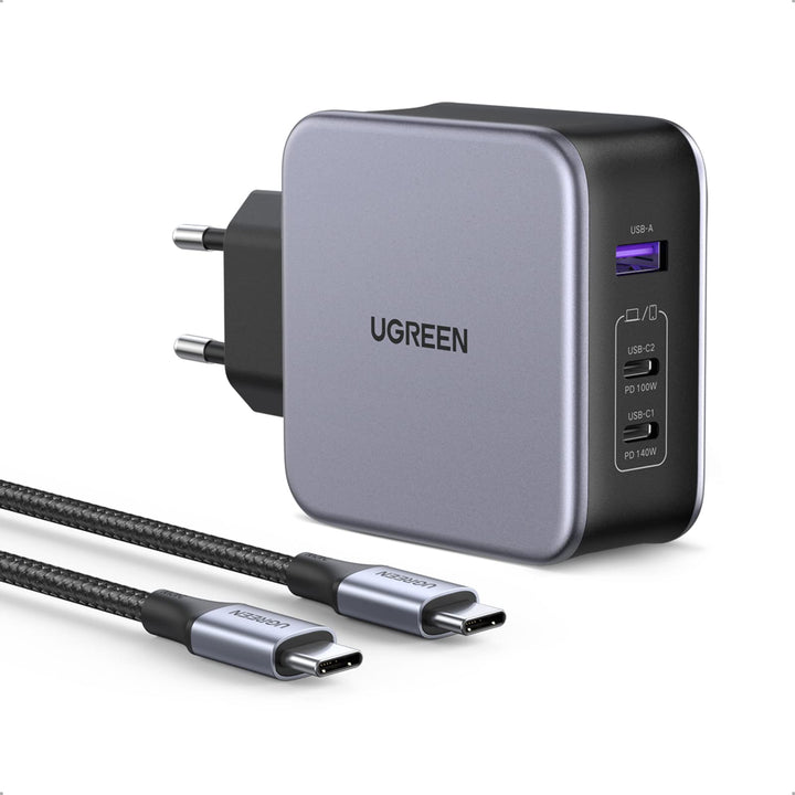 UGREEN Nexode 140W Cargador USB C Rápido GAN con PD 3.1