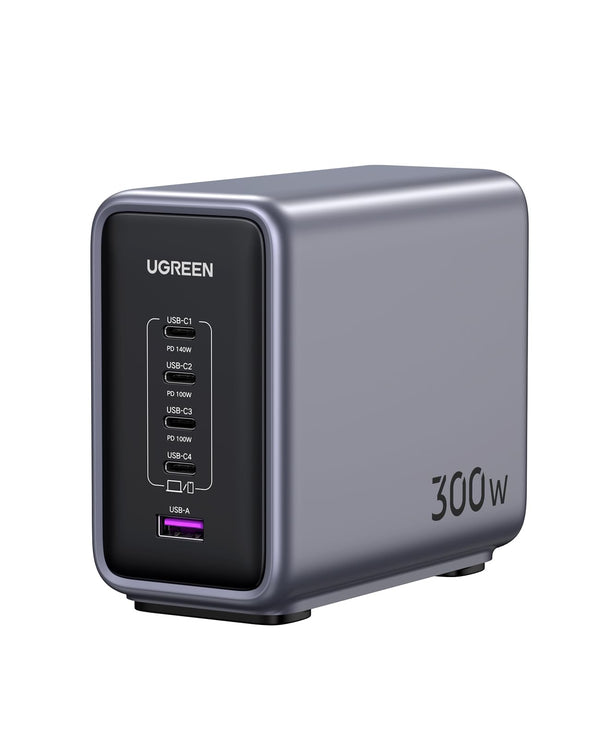 UGREEN Nexode Cargador USB C GAN de 300W, Cargador PD 3.1