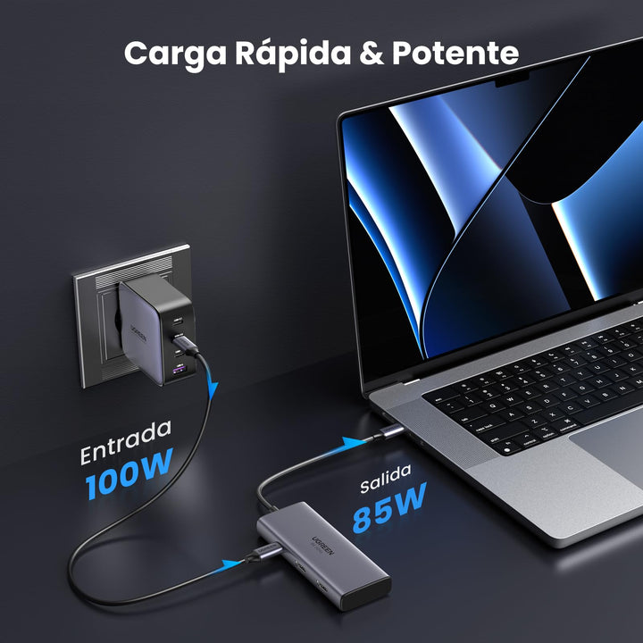 UGREEN Revodok Hub USB C Doble HDMI 8K 4K Adaptador