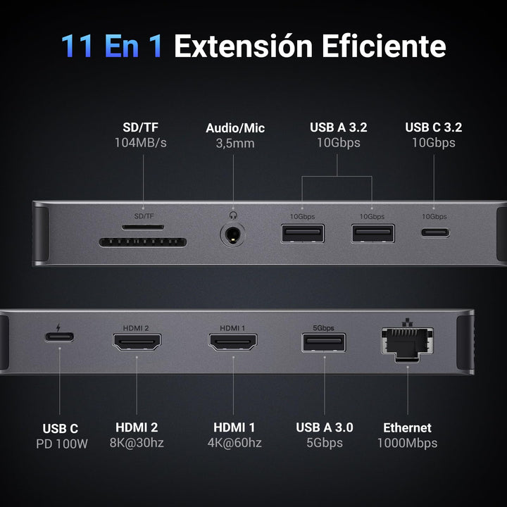 UGREEN Revodok Pro 211 Docking Station con 8K@30Hz