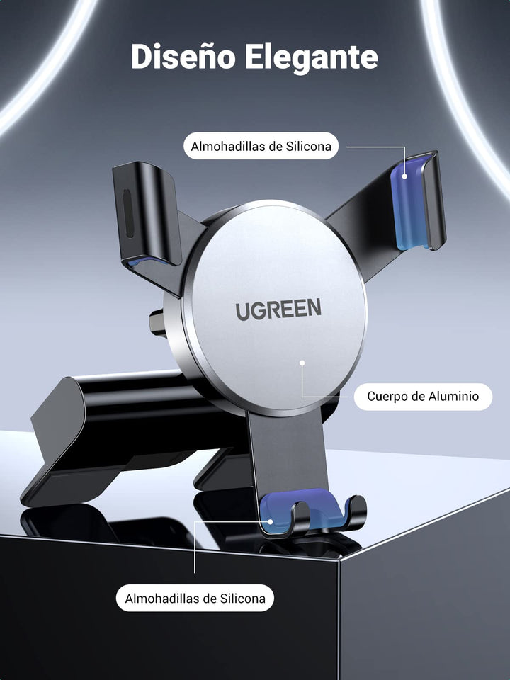 UGREEN Soporte Móvil Coche CD Ranura, Soporte Teléfono Vehículo