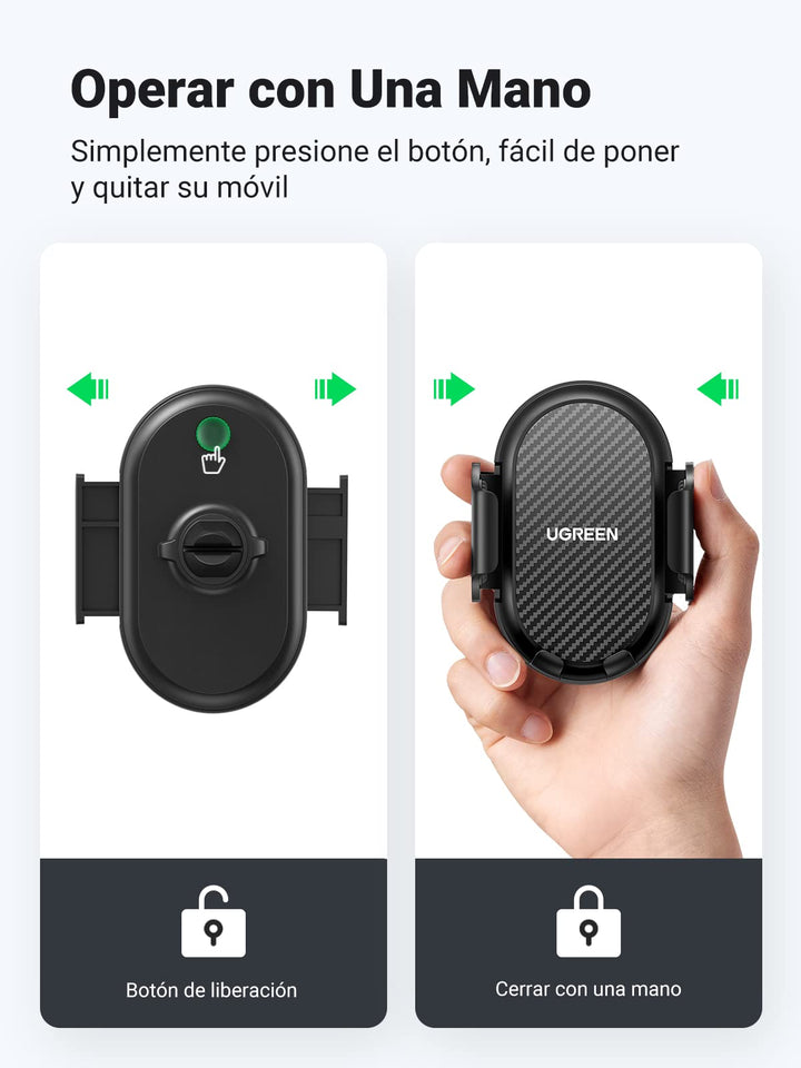 UGREEN Soporte Móvil Coche para Rejilla del Aire