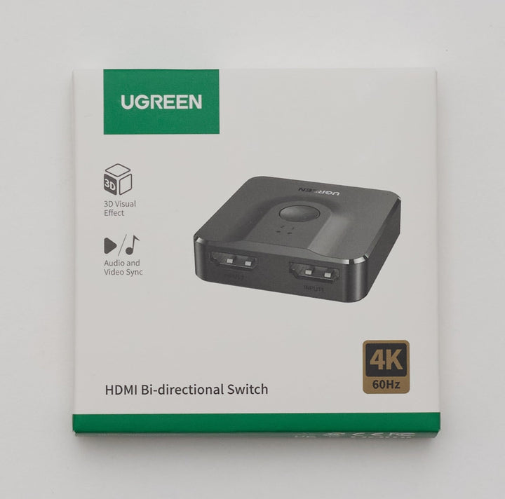 UGREEN Switch HDMI 4K 60Hz 2 Entradas 1 Salida Switch HDMI