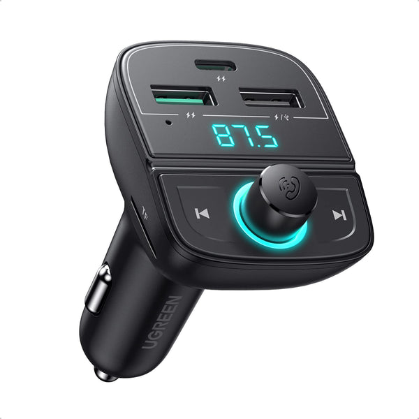 UGREEN Transmisor Bluetooth 5.0 con Carga Rápida y FM