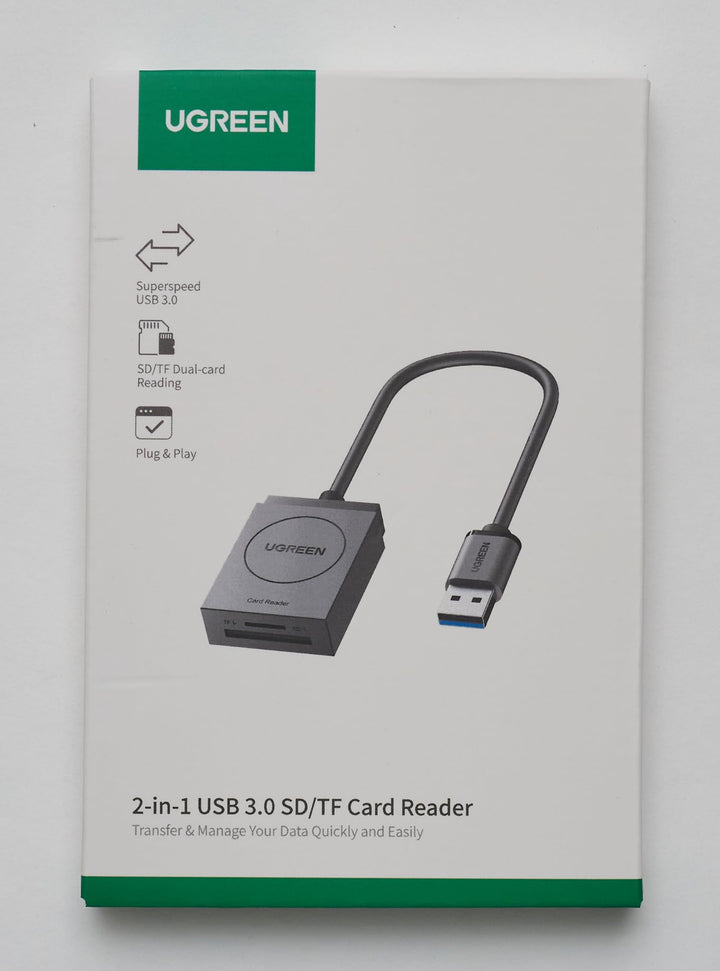 UGREEN USB 3.0 Lector Tarjetas SD, Lector Tarjetas Leer Simultánea