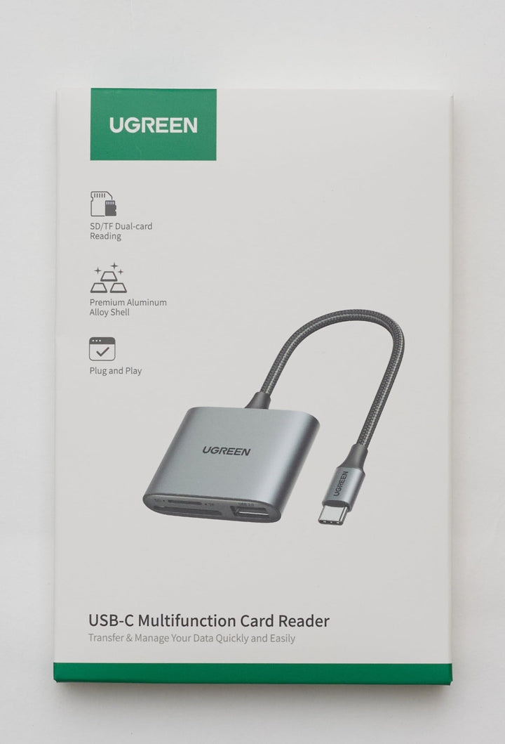 UGREEN USB C Lector de Tarjetas SD Micro SD con Puerto USB 2.0